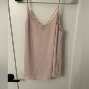 Babaton Blush Pink V-Neck Top
